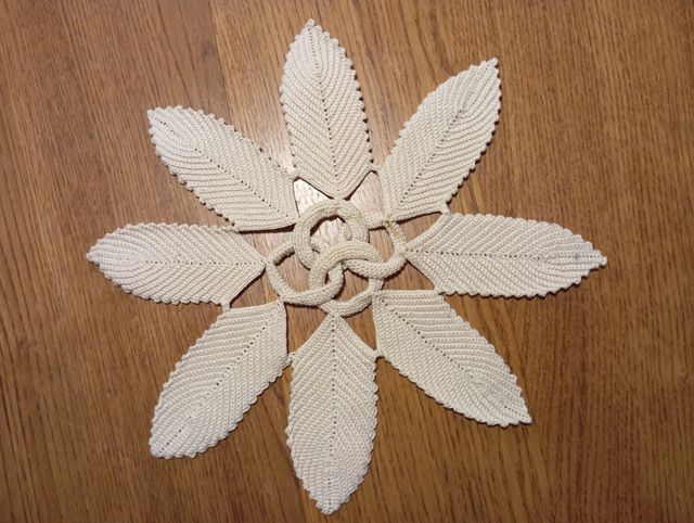 3 tapetes de ganchillo 