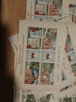 Sellos España 1980 - Exposición Filatélica