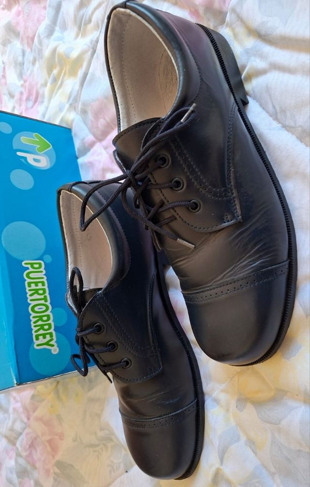 Zapatos Puertorrey Piel Negro Nº38