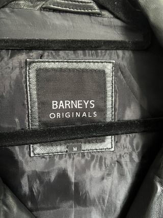 Cazadora Biker cuero BARNEYS ORIGINALS