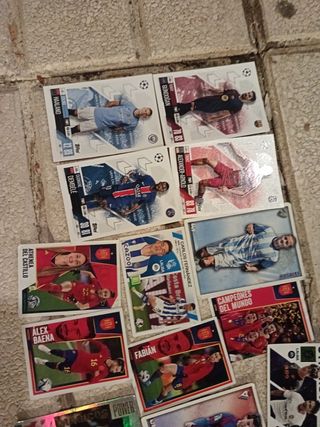 Cromos de fútbol: ¡Variedad!