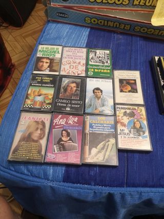 12 Cintas Casete Música Variada