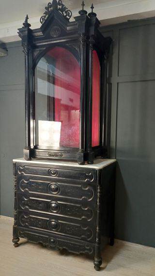 CONJUNTO HORNACINA CON CAJONERA.