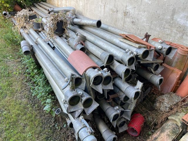 70 Tubos Riego + Bomba Agua+ aspersores y codos