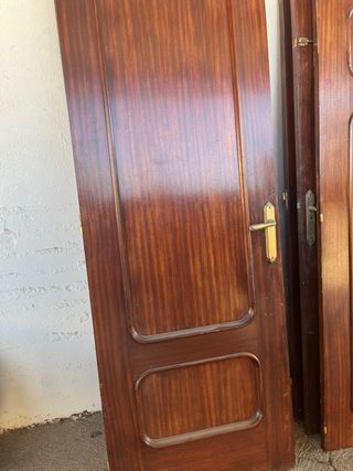 Puertas madera maciza de segunda mano