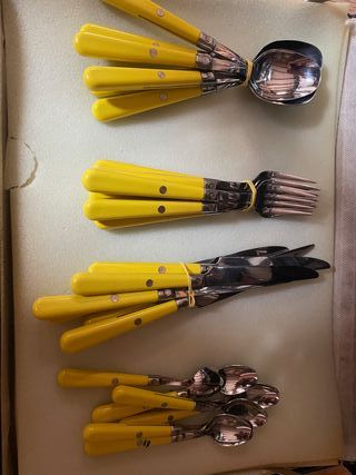 3 SET DI POSATE DA 6 CON VALIGIA 1 SET E' OFFENBAC