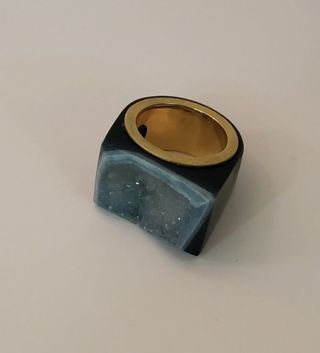 ANILLO ORO Y AGATA  OFERTA 