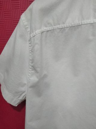 Camisa Hollister blanca - manga corta