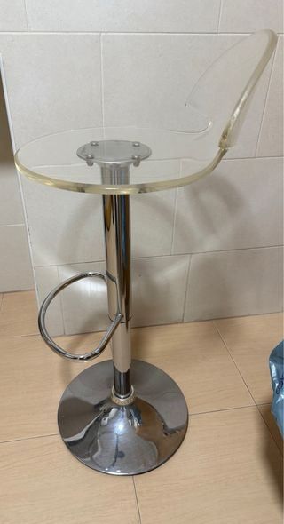 Taburete alto Leroy Merlin - Transparente