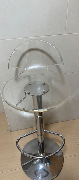Taburete alto Leroy Merlin - Transparente