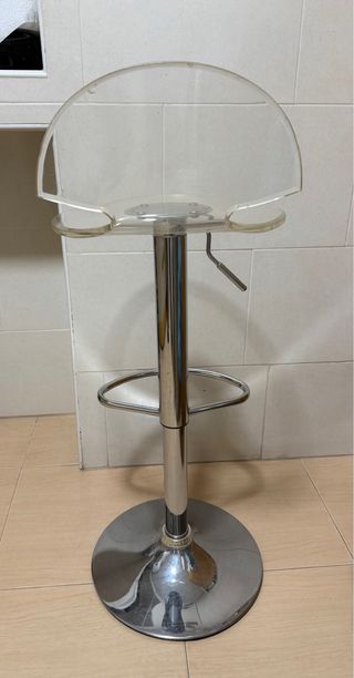 Taburete alto Leroy Merlin - Transparente