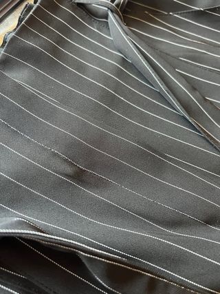 Pantaloni neri a righe - Tg 40 
