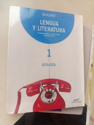 Libro texto Lengua y Literatura 1° Bachiller