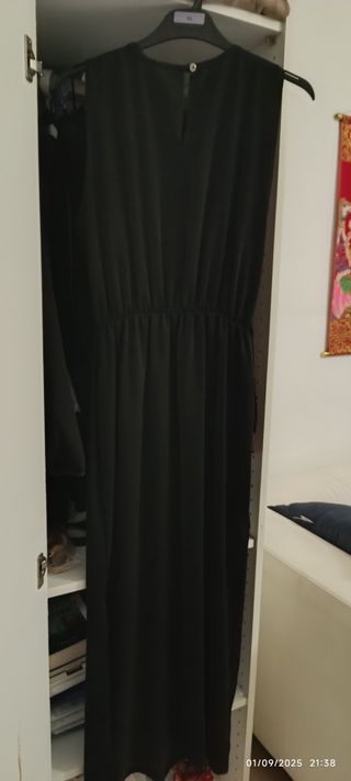 Vestido Negro Fiesta - Seda Viscosa