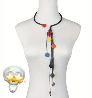 Collar largo multicolor boho, Espectacular.