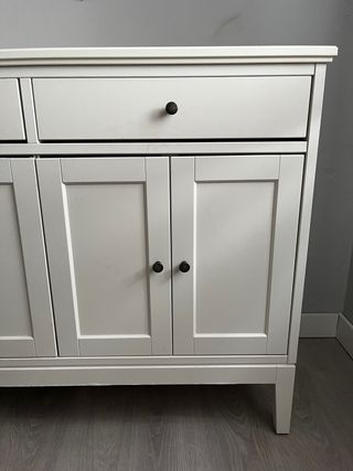 comoda Ikea blanco 4 puertas y dos cajones 
