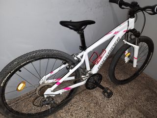 Bicicleta Rockrider ST 100 blanca