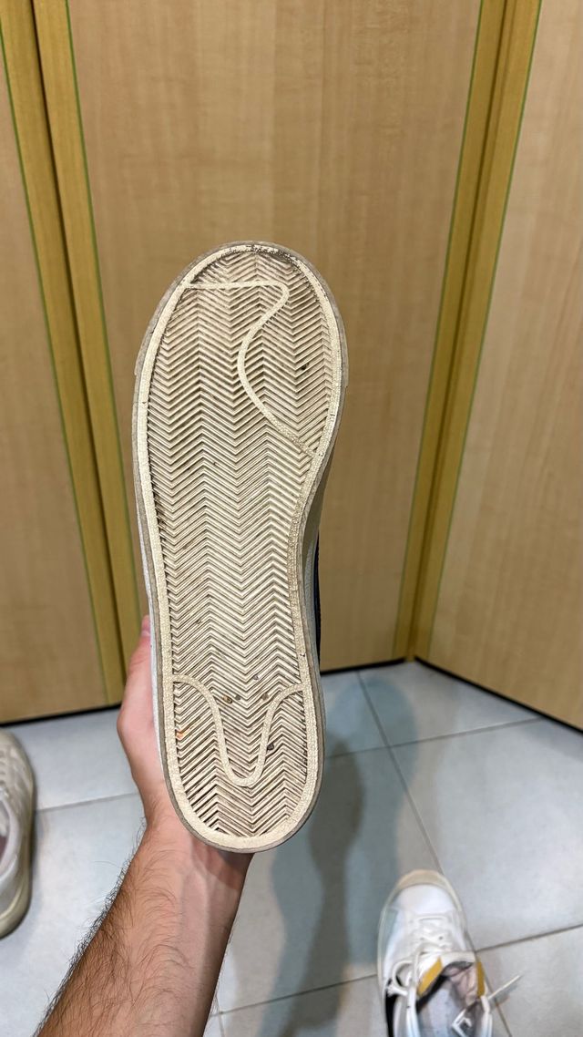 Nike Blazer Mid '77 - Scarpe alte bianche e nere