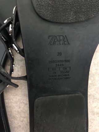 Zara sandalias 
