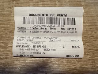Apple Watch Series 4 Negra