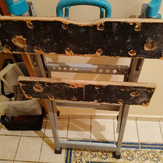 Mesa taller plegable usada