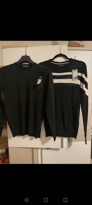 2 Maglioncini Uomo Neri