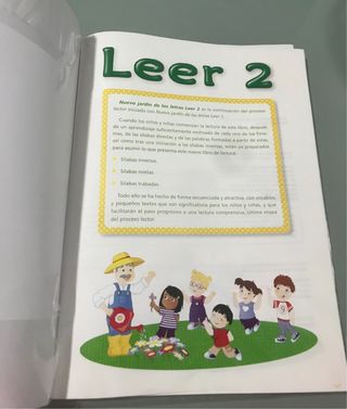 Nuevo jardín de las letras. Leer 2. Educación I...