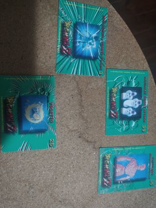 Cromos sueltos Dragon Ball Z serie 5
 3, 26, 36,39