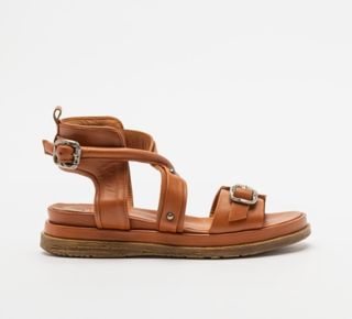 Sandalias piel camel Prof