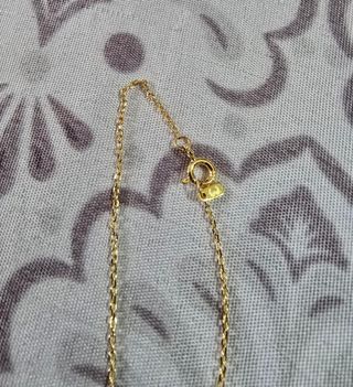 Collar corazón dorado