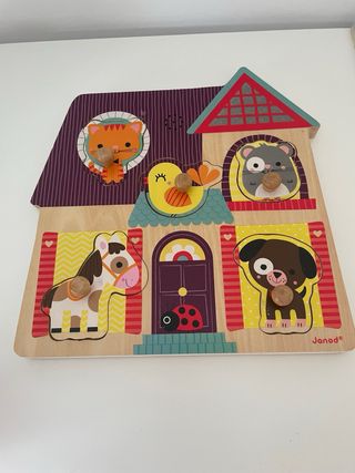 3 Puzzles infantiles de madera