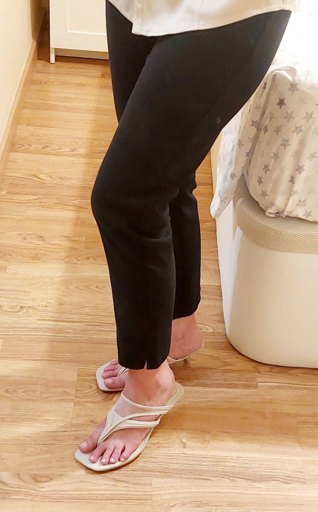 Sandalias Zara beige tacón fino - 39