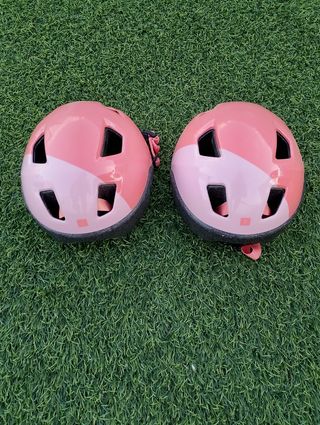 2 Cascos infantiles rosa | Nuevos