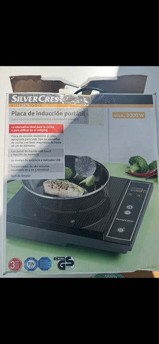 Placa inducción portátil Silvercrest 2000W