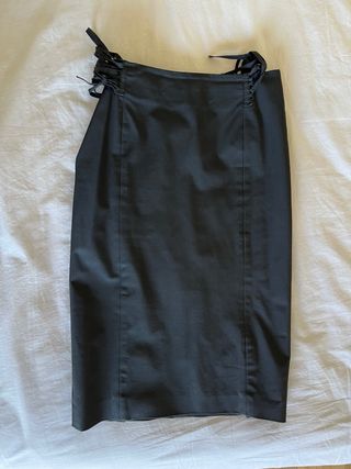Falda midi de Mango