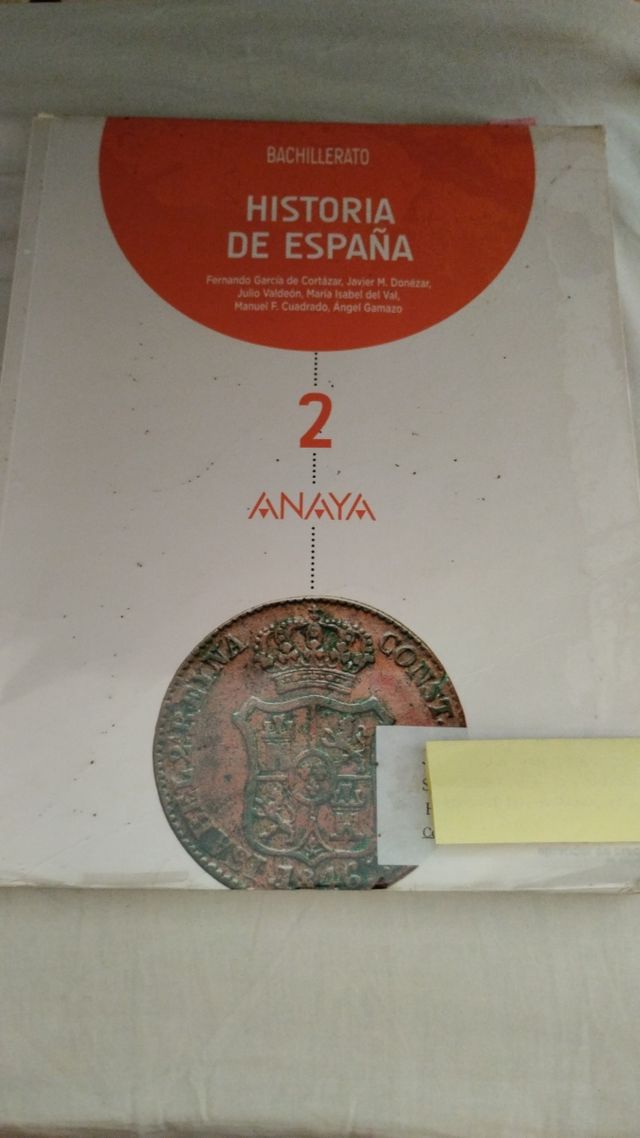 Historia de España 2 bachillerato Anaya 