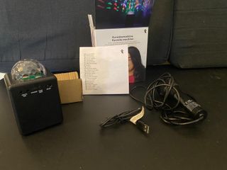 Karaoke Machine - Microfone e Luzes