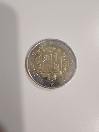 Moneda 2€ Andorra del año 2024.