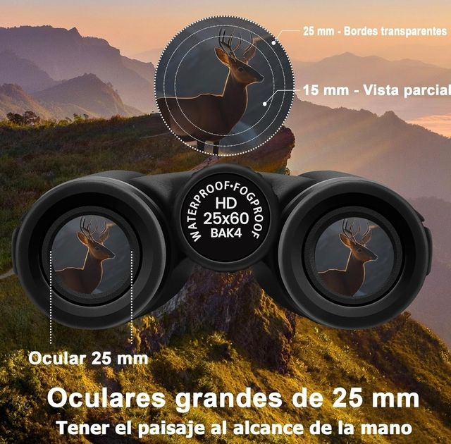 NUEVOS‼️Prismáticos 25x60 