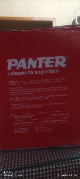 Botas seguridad PANTER