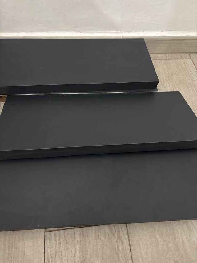 3 repisas Leroy Merlin - Gris oscuro