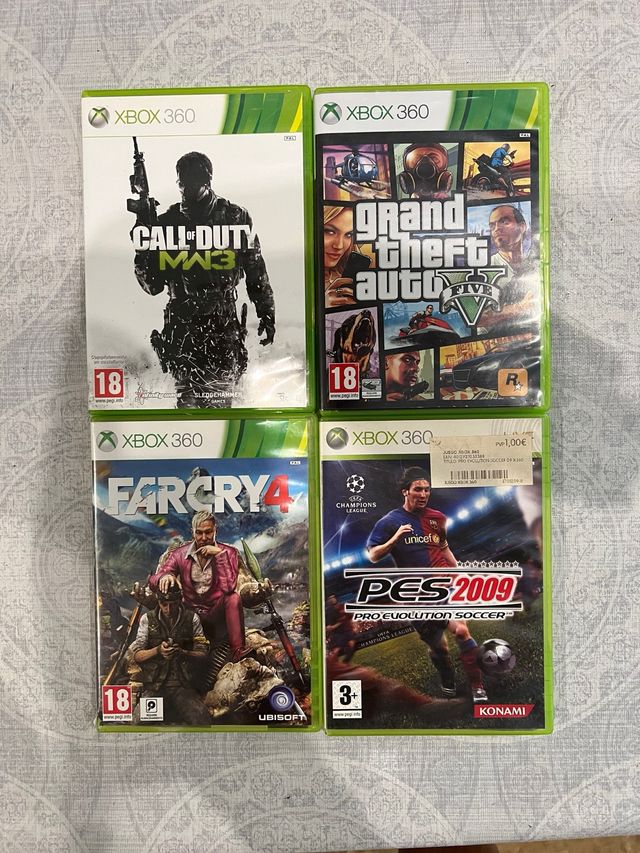 4 Juegos Xbox 360
