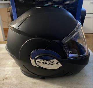 Casco LS2 modular negro mate
