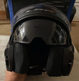 Casco LS2 modular negro mate