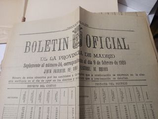 Documentos electorales 1920