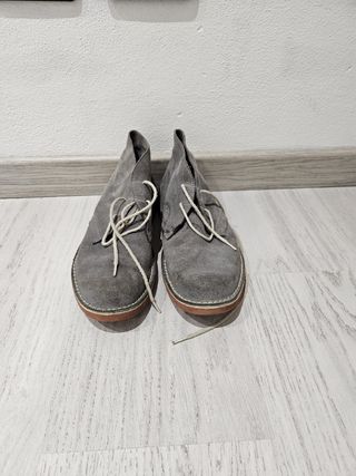 Scarpe uomo suede grigio