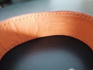 Brazalete HERMÈS piel naranja