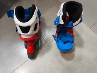 Patines infantiles - Rojo y Azul