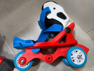 Patines infantiles - Rojo y Azul
