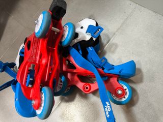 Patines infantiles - Rojo y Azul